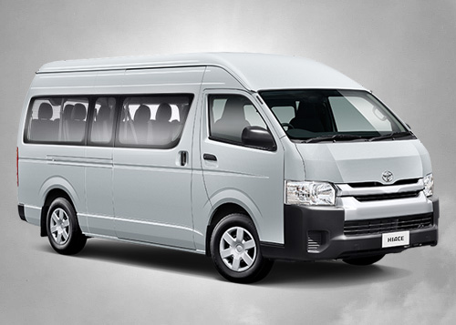 car rental van toyota hiace kuching